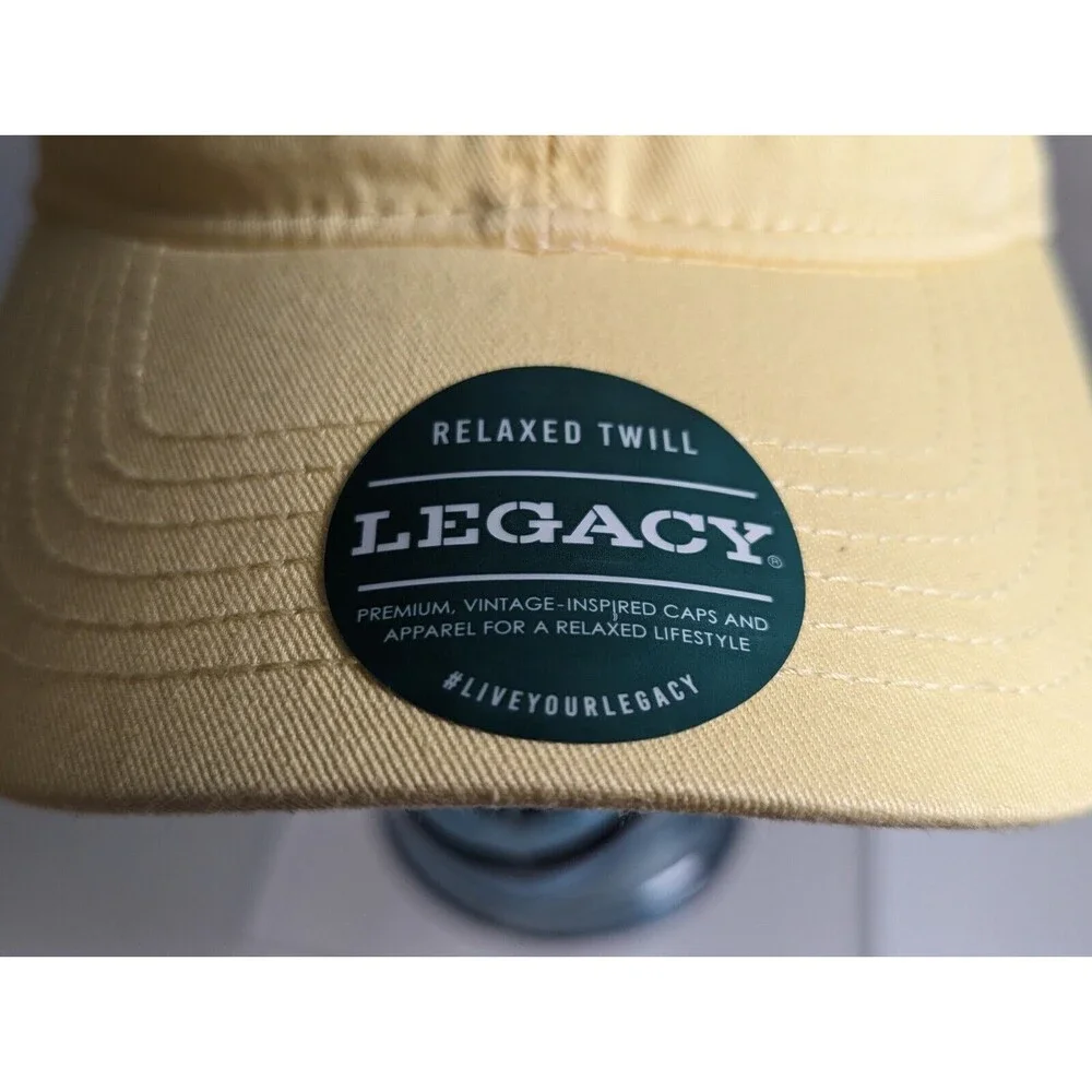 Legacy 92 Unisex  Hat Yellow Strapback  Ball Cap Spalding Eagle